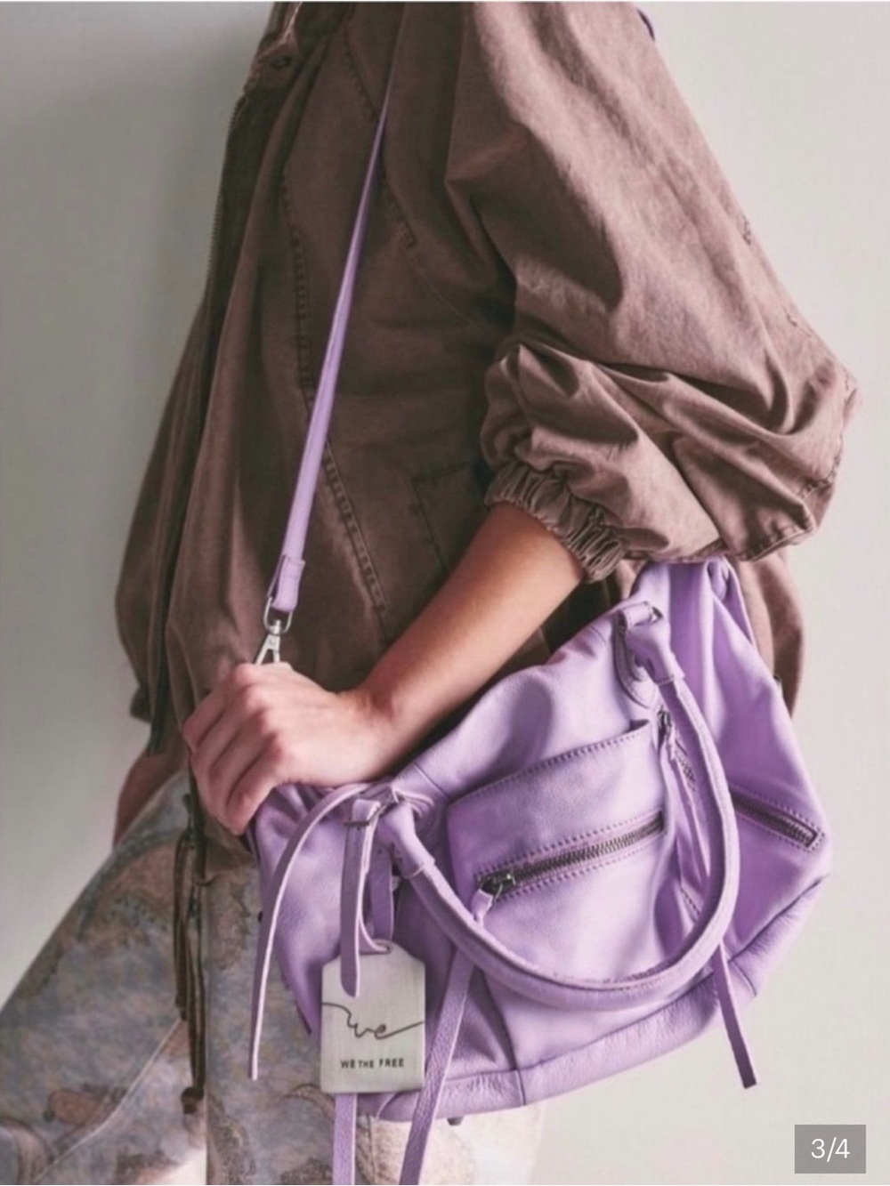 Free People We The Free Baby Emerson in Lilac, NWT